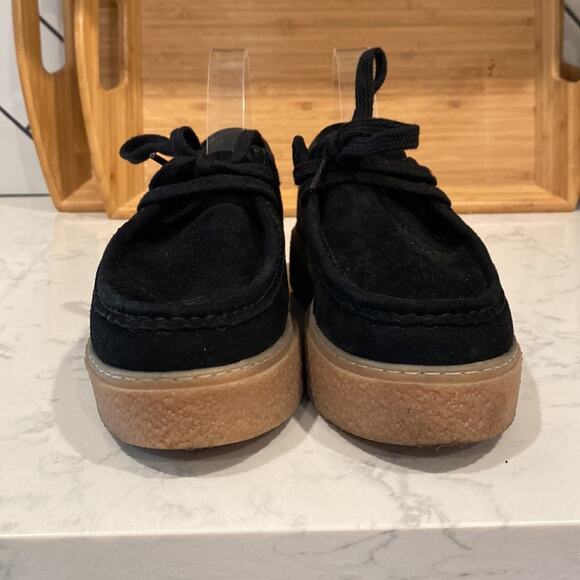 Hush Puppies Women's Bridget Sneaker suede retro made in USA size 9 - Picture 2 of 7